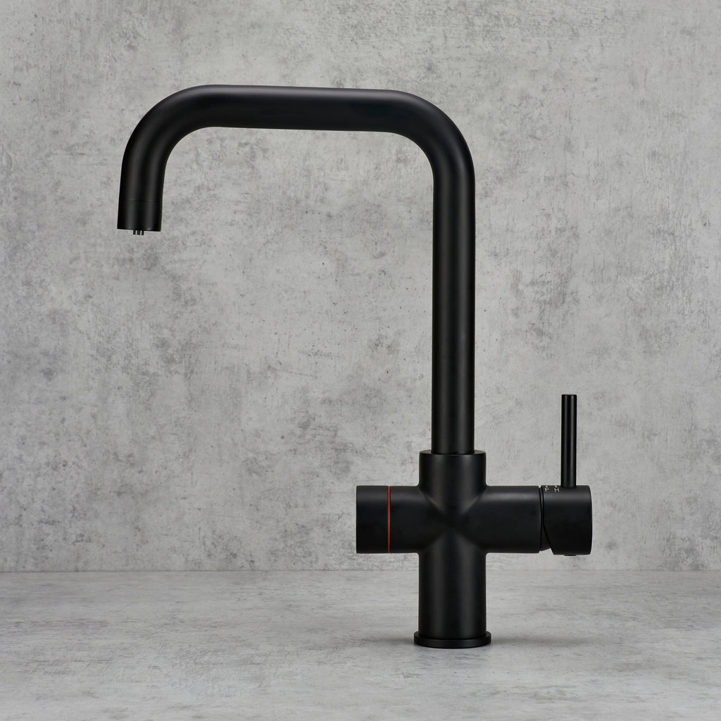 Verossi  | Valyrian | Finger Print Control 4 in 1 Instant Boiling & Filtered Cold Water Tap | Matt Black Finish