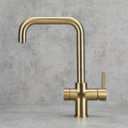 Verossi  | Valyrian | Finger Print Control 4 in 1 Instant Boiling & Filtered Cold Water Tap | Brushed Brass Finish
