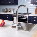 Verossi | Vento | 3 in 1 Instant Boiling | Swan Pull Out Spout | Chrome