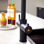Verossi | Vento | 3 in 1 Instant Boiling | Swan Pull Out Spout | Matt Black