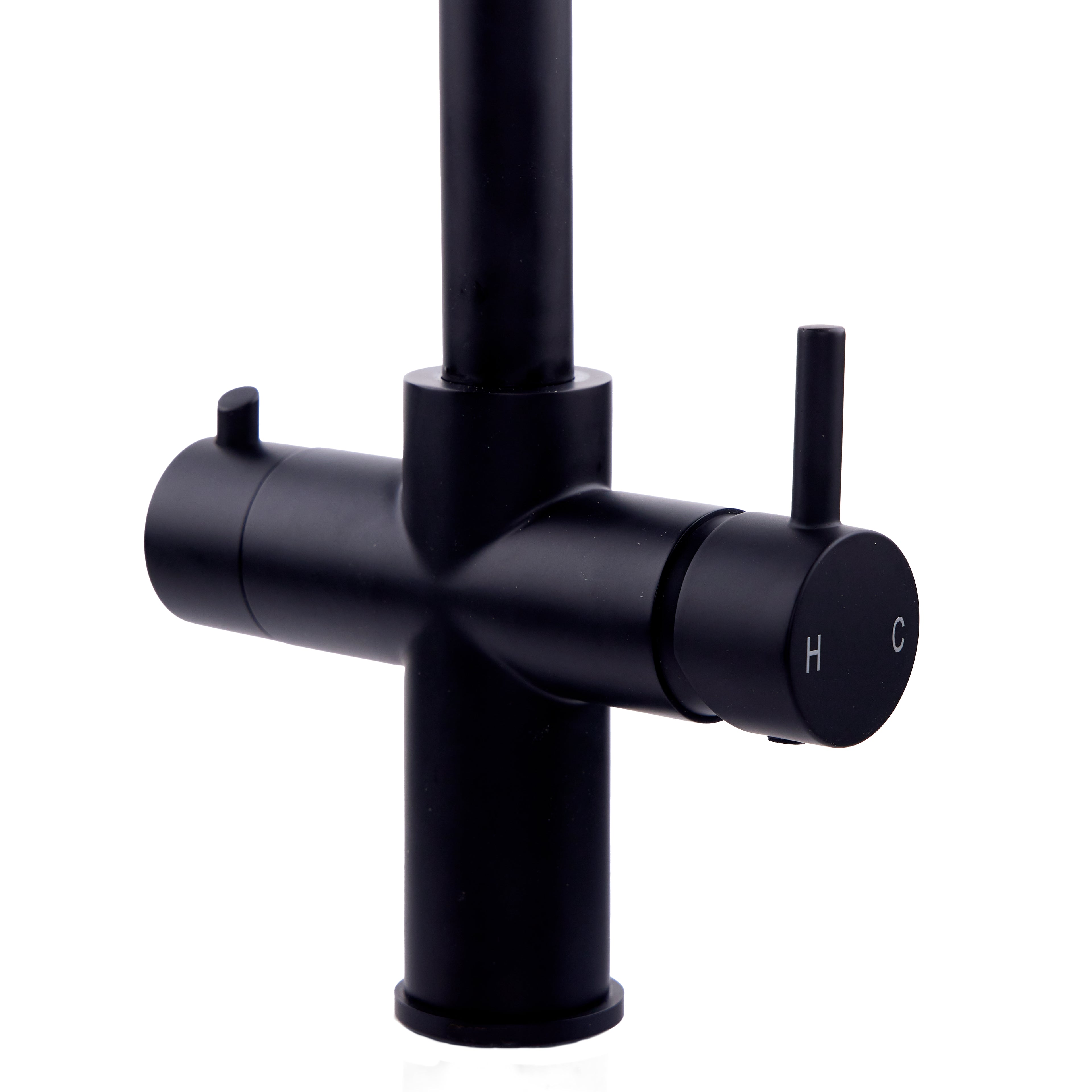 Verossi | Vento | 3 in 1 Instant Boiling | Swan Pull Out Spout | Matt Black