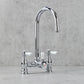 Polished Chrome | 3-in-1 Instant Boiling Water Tap System | White Ceramic Levers