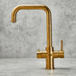 Brushed Gold | 4-in-1 Instant Boiling & Filtered Cold Water Tap System