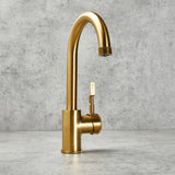 Verossi  | Volissi | Industrial Style Single Lever 3 in 1 Instant Boiling Tap | Brushed Brass Finish