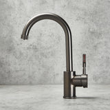 Verossi  | Volissi | Industrial Style Single Lever 3 in 1 Instant Boiling Tap | Gun Metal Finish