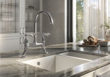 Verossi | Alton| Dual Lever Kitchen tap | Pewter