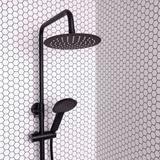 Siena | Round Style Thermostatic Shower Kit | Matt Black