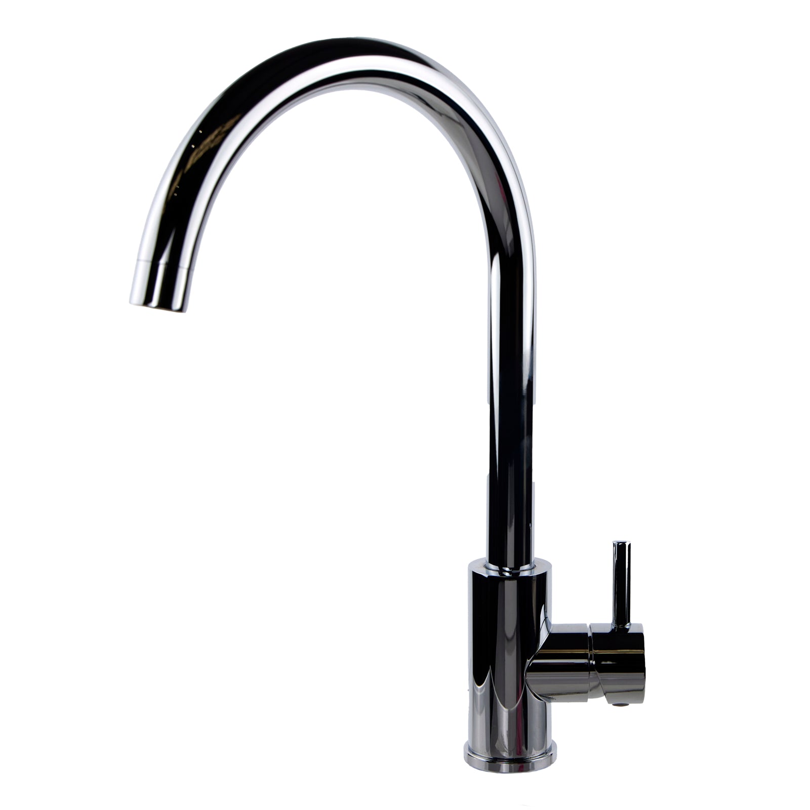 Verossi  | Top Fix - Vito - Swan Kitchen Sink mixer | Polished Chrome