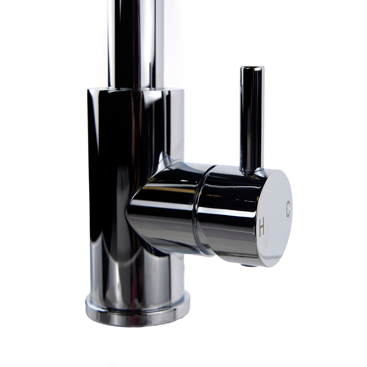 Verossi  | Top Fix - Vito - Swan Kitchen Sink mixer | Polished Chrome