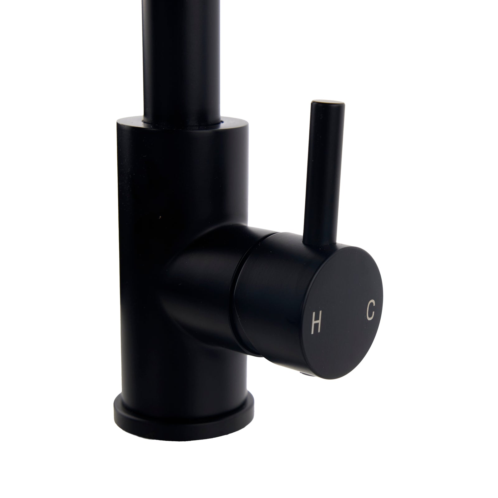 Verossi  | Top Fix - Vito - Swan Kitchen Sink mixer | Matt Black