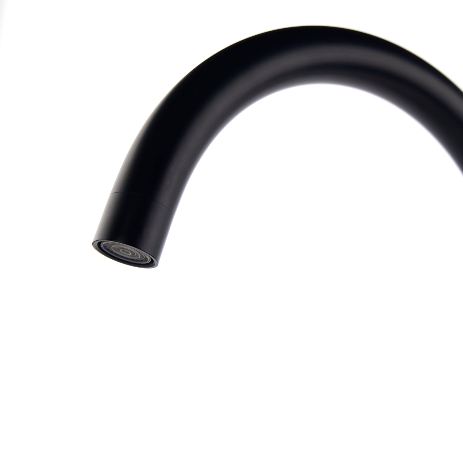 Verossi  | Top Fix - Vito - Swan Kitchen Sink mixer | Matt Black