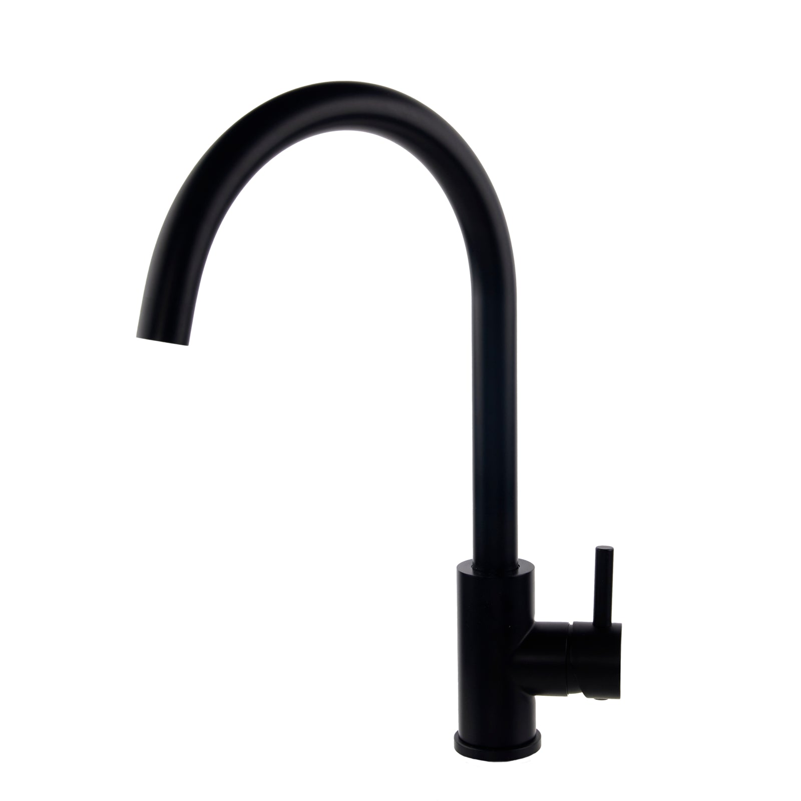 Verossi  | Top Fix - Vito - Swan Kitchen Sink mixer | Matt Black