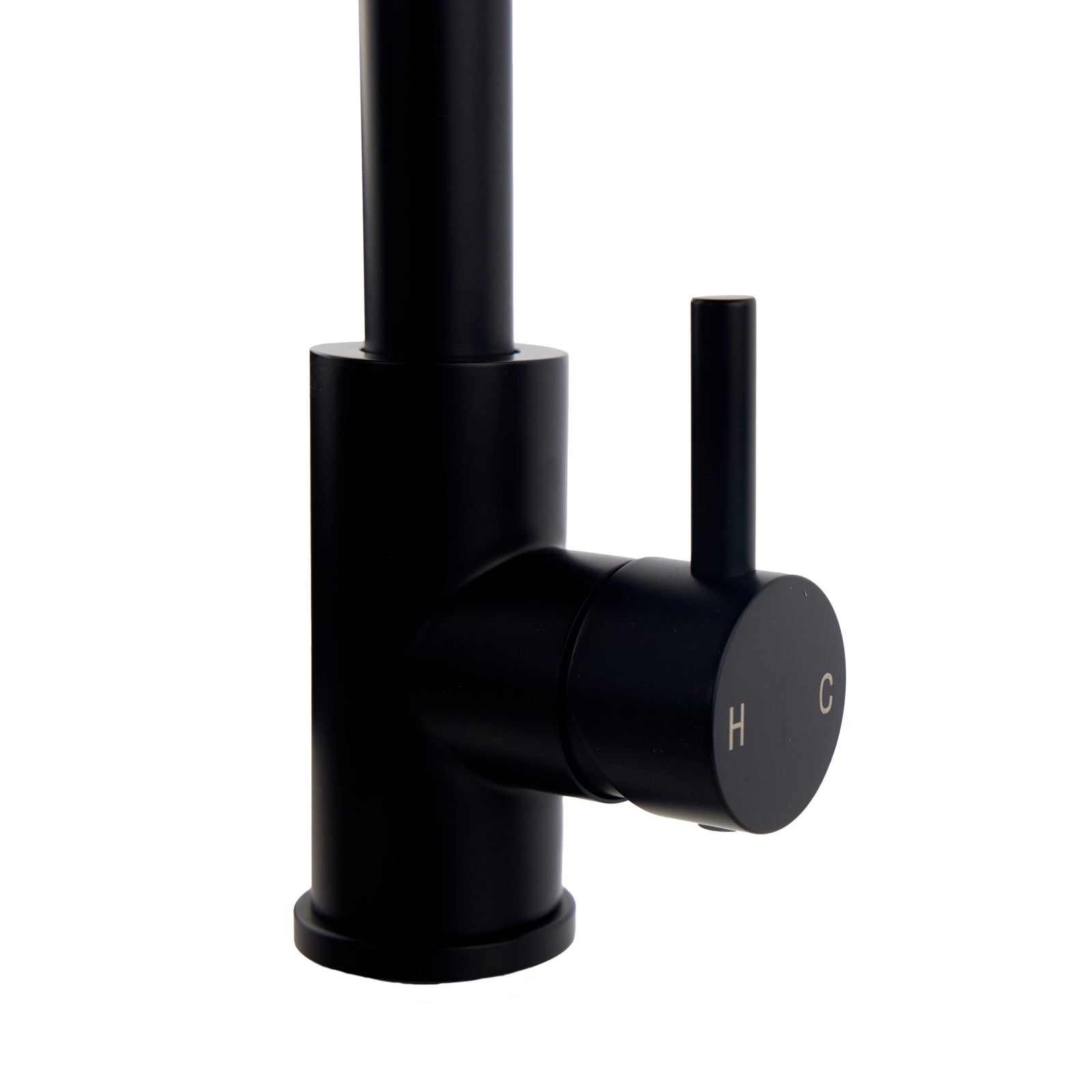Verossi |Top Fix - Vito | Square Single Lever Kitchen tap | Matt Black