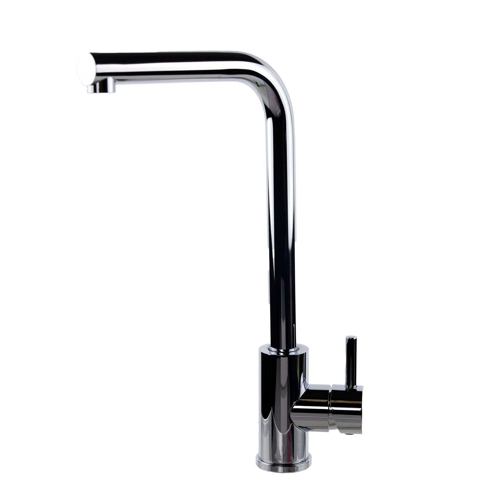 Verossi | Top Fix - Vito | L Neck Single Lever Mixer Kitchen tap | Chrome