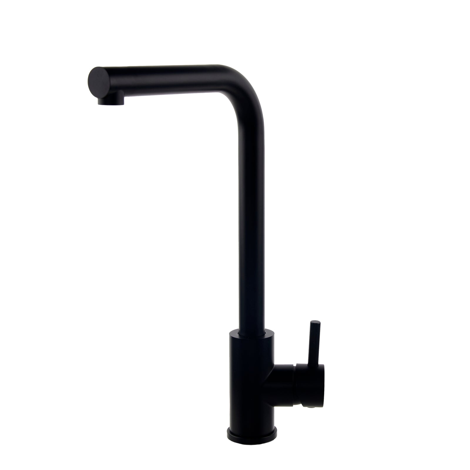 Verossi | Top Fix - Vito | L Neck Single Lever Mixer Kitchen tap | Matt Black