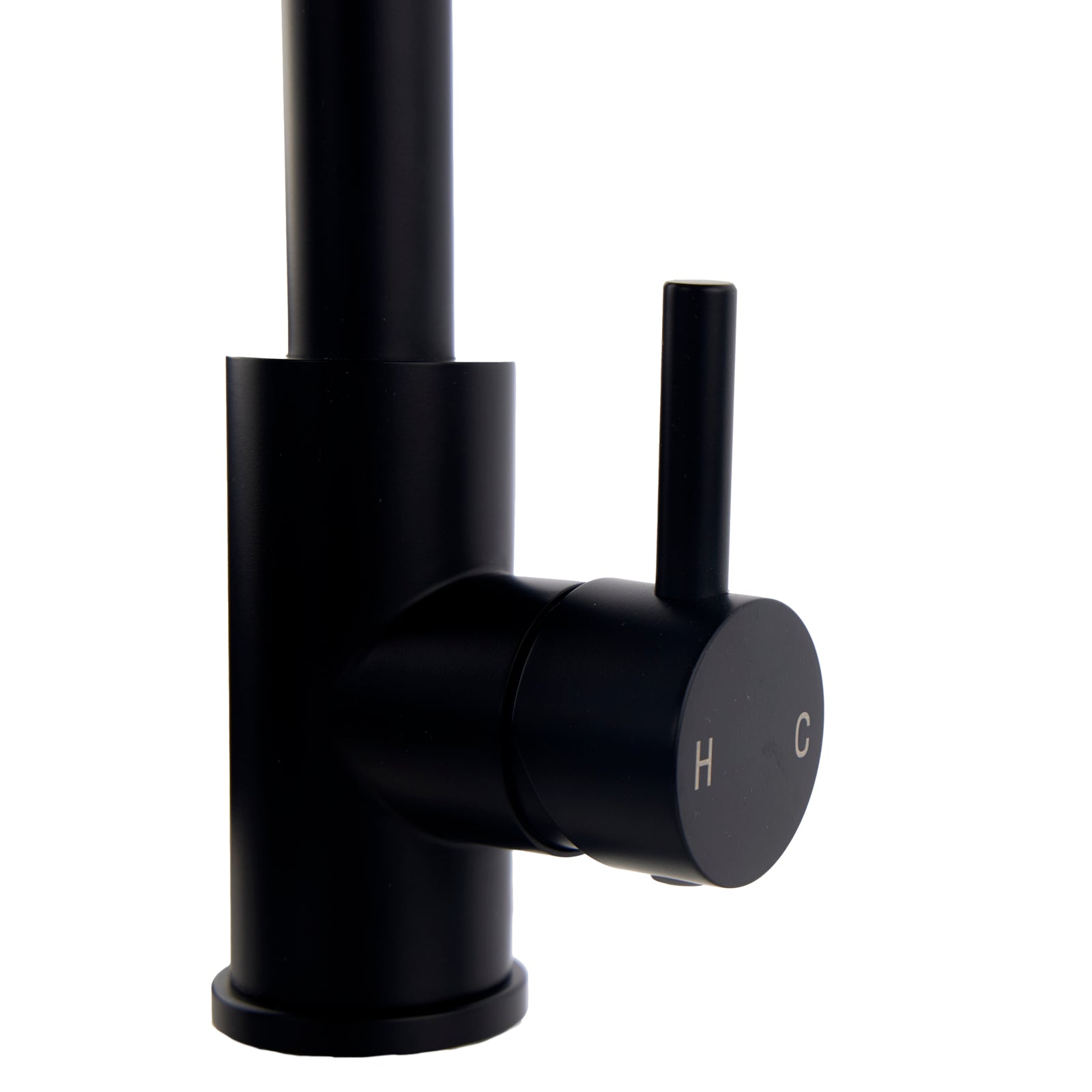 Verossi | Top Fix - Vito | L Neck Single Lever Mixer Kitchen tap | Matt Black