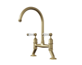 Verossi | Alton| Dual Lever Kitchen tap | Brushed Brass
