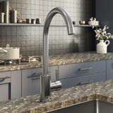 Verossi  | WRAS Approved Kitchen Sink mixer | Brushed Steel