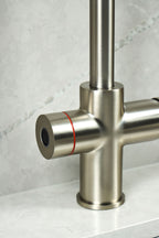 Verossi  | Valeria | Finger Print Control 3 in 1 Instant Boiling Tap | Brushed Steel Finish