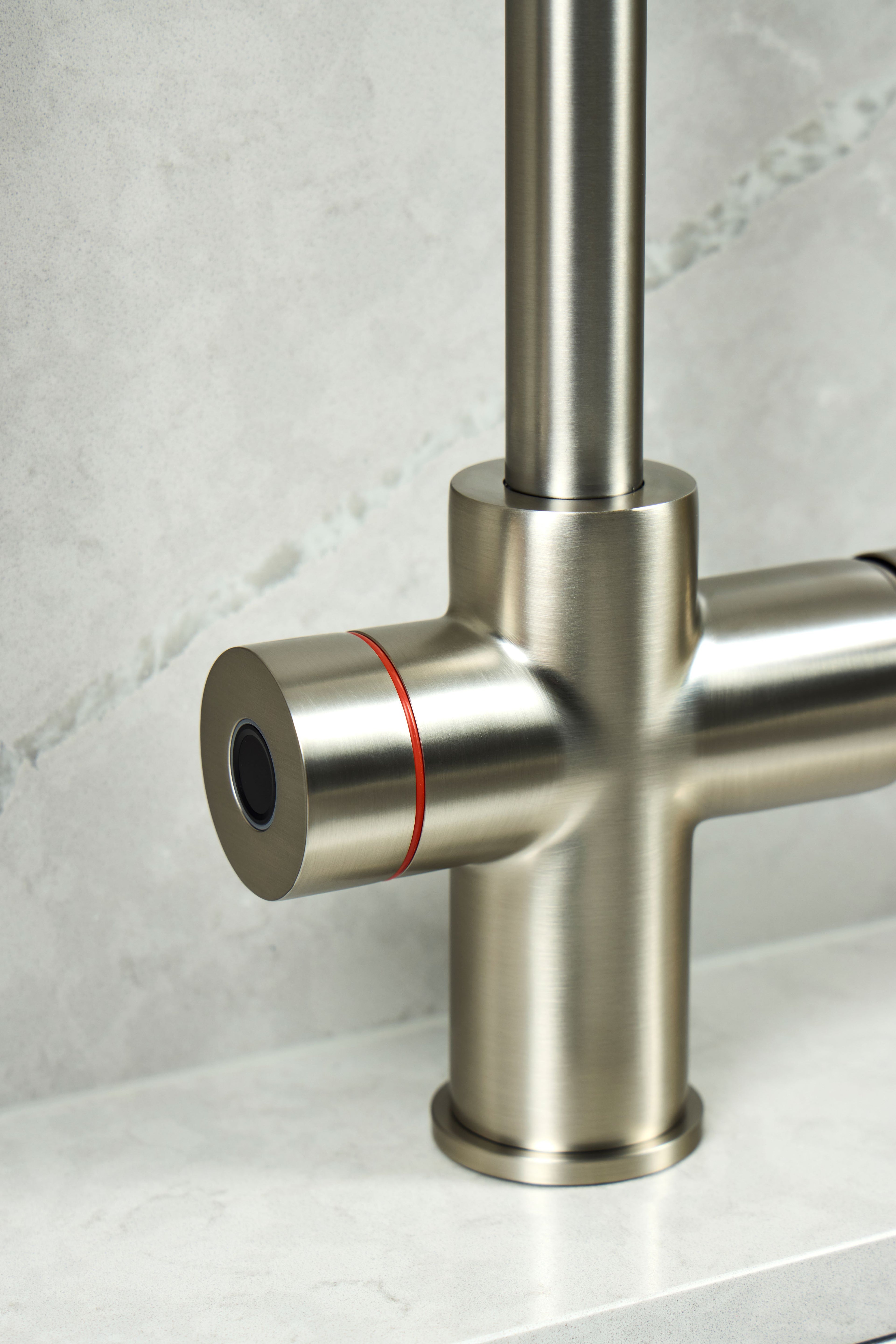 Verossi  | Valeria | Finger Print Control 3 in 1 Instant Boiling Tap | Brushed Steel Finish