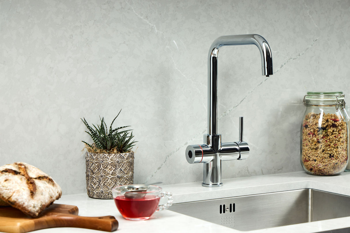 Verossi  | Valeria | Biometric 3 in 1 Instant Boiling Tap | Polished Chrome Finish