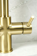 Verossi  | Valyrian | Finger Print Control 4 in 1 Instant Boiling & Filtered Cold Water Tap | Brushed Brass Finish
