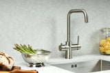 Verossi | Vamore | 3-in-1 Instant Boiling Water Tap System | Brushed Steel