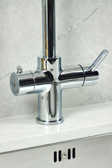 Verossi | Vamore | 3 in 1 Instant Boiling Tap | Polished Chrome Finish