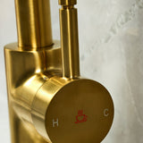 Verossi  | Velante | Single Lever 3 in 1 Instant Boiling Tap | Brushed Gold Finish