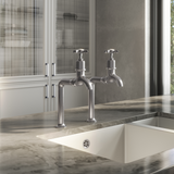 Verossi |Alton | Crosshead Traditional Bib Tap| Pewter