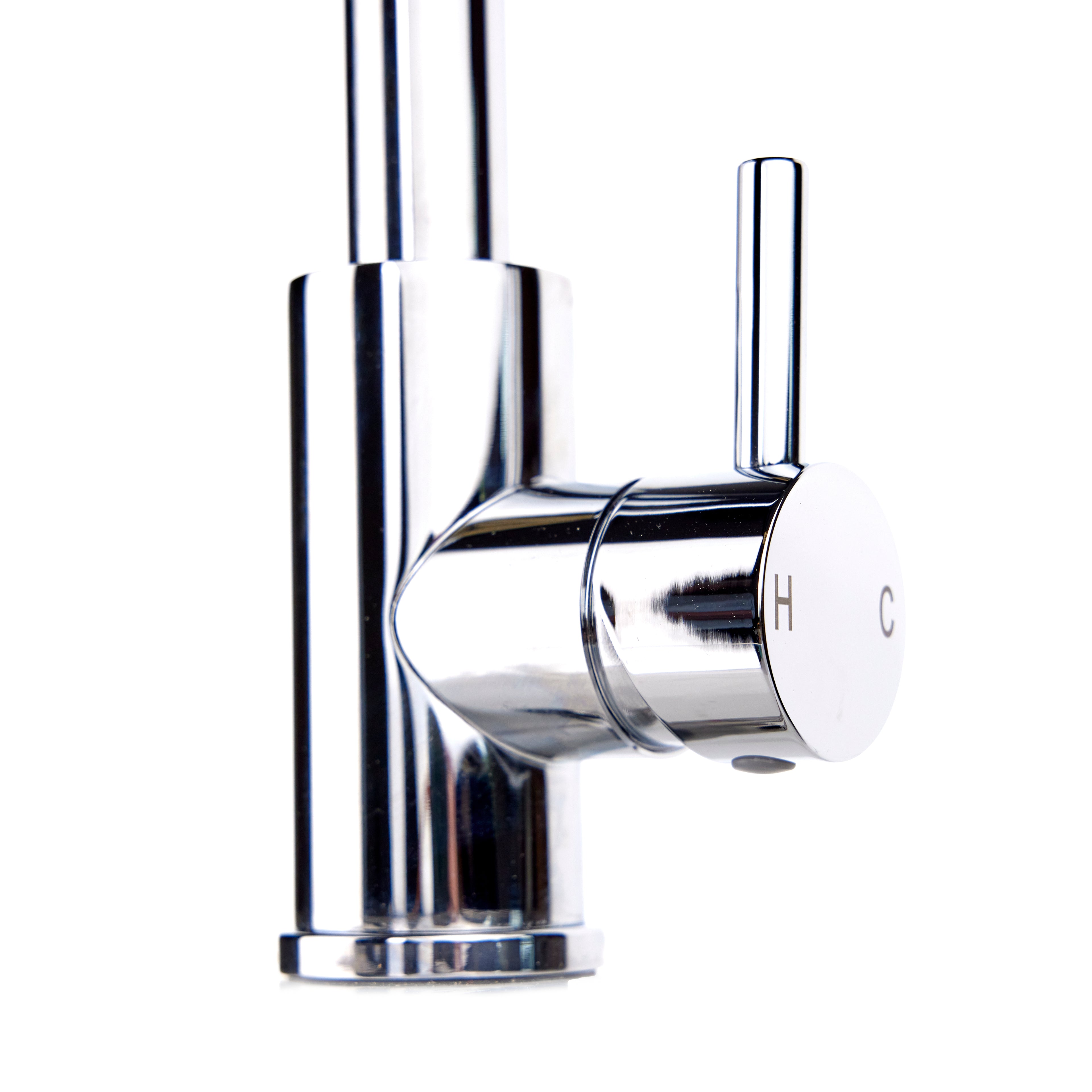 Verossi |Top Fix - Vito | Square Single Lever Kitchen tap | Chrome