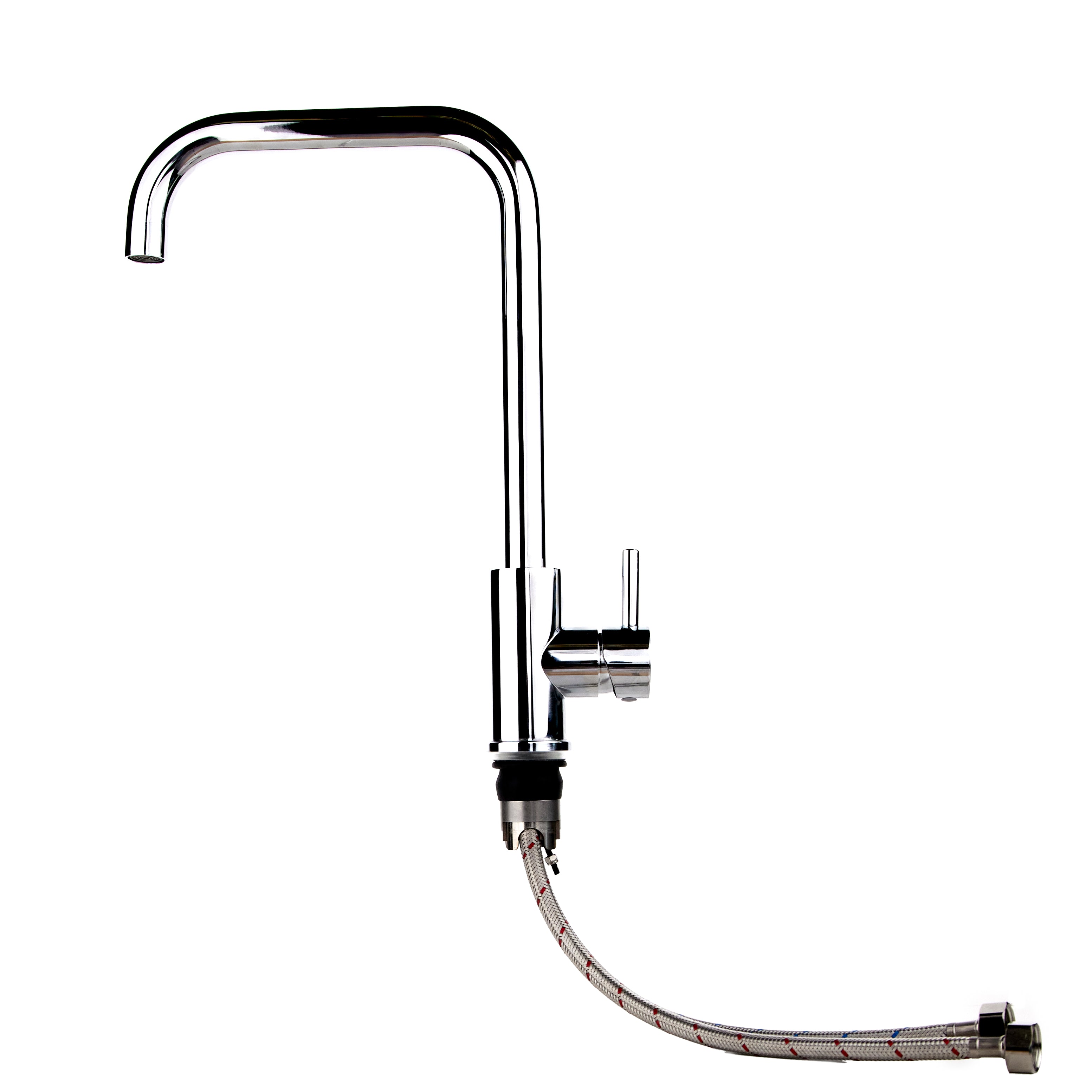 Verossi |Top Fix - Vito | Square Single Lever Kitchen tap | Chrome