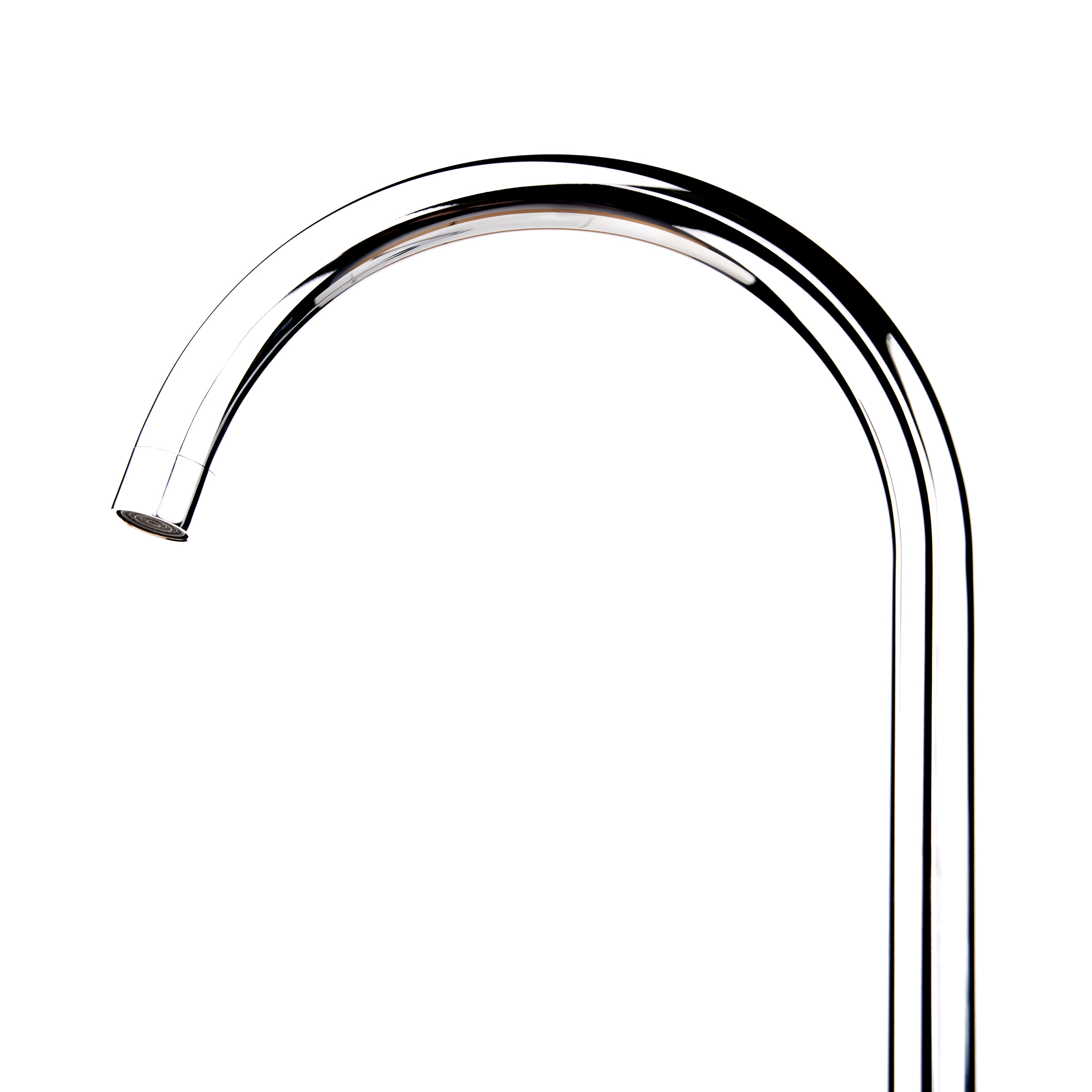 Verossi  | Top Fix - Vito - Swan Kitchen Sink mixer | Polished Chrome