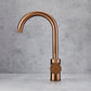 Brushed Copper Finish | Industrial Style Single Lever 3 in 1 Instant Boiling Tap