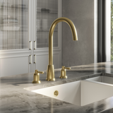 Verossi |Cuthbert| Classic 3TH Kitchen Mixer Tap| Brushed Brass