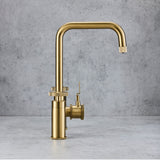 Verossi  | Vorisse | Industrial Bridge Style 3 in 1 Instant Boiling Tap | Brushed Brass Finish