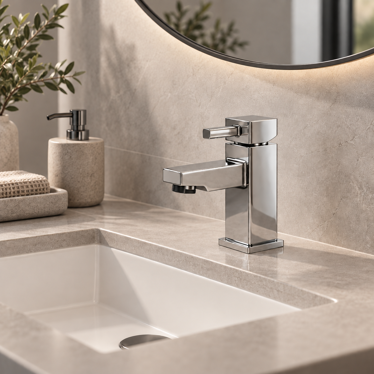 Ella | Mono Basin Mixer | Chrome