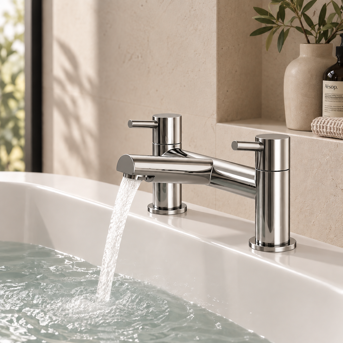 Juke | Bath Filler | Chrome