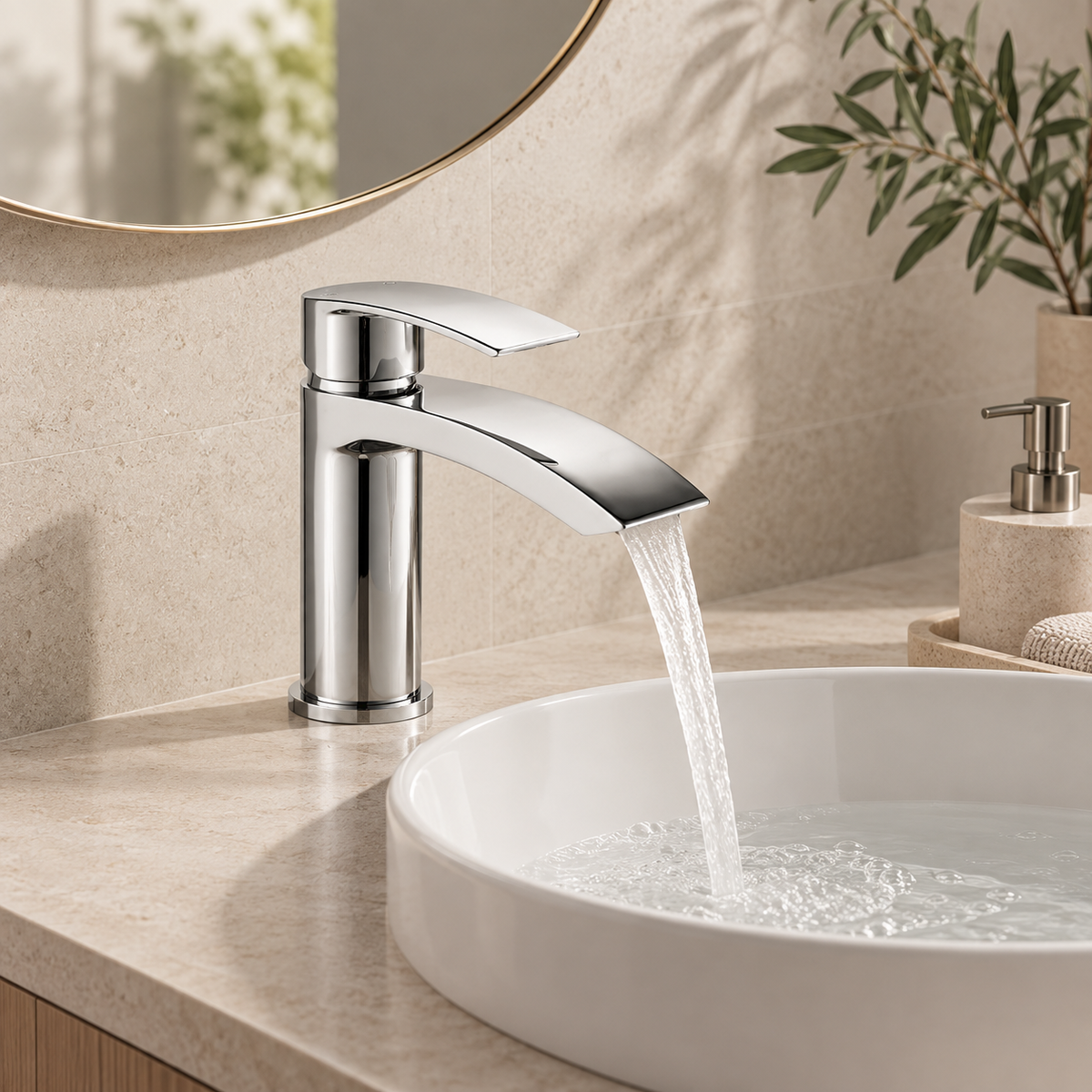 Spear | Mono Basin Mixer | Chrome