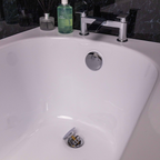 Easy-Clean Click-Clack Bath Waste with Overflow - G1 1/2" - 610mm Pipe - Chrome