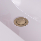 Push Button Click-Clack Basin Waste - Unslotted - G1 1/4" - Brushed Brass