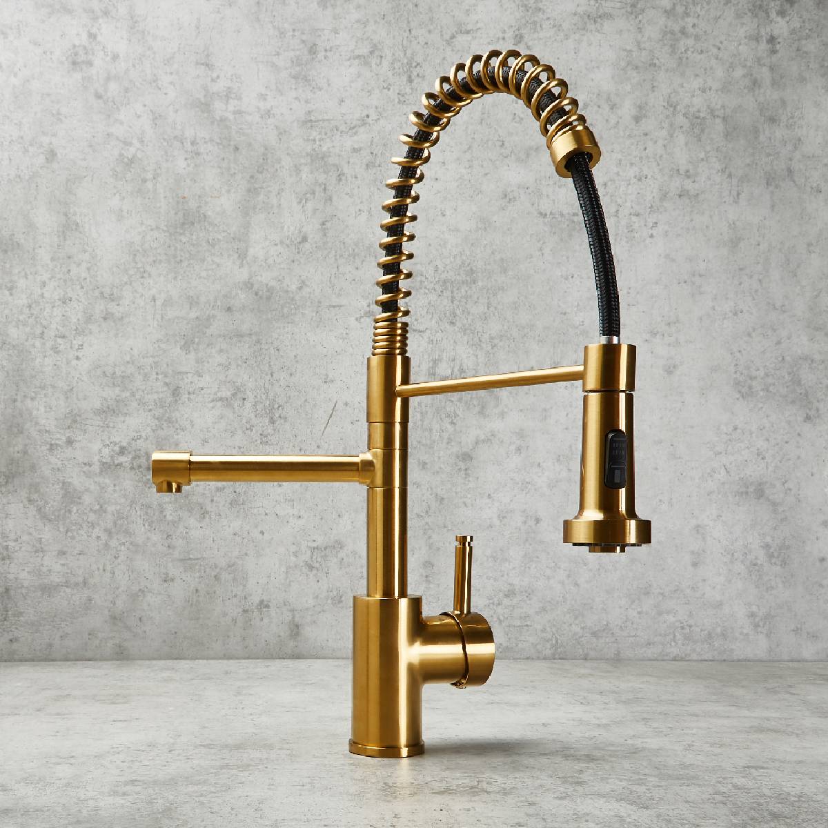 Verossi  | Flex | Multiuse Style 3 in 1 Instant Boiling Tap with Flexi Spray  | Brushed Gold Finish