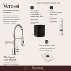 Verossi | Flex | Multiuse Style 3 in 1 Instant Boiling Tap with Flexi Spray  | Polished Chrome Finish