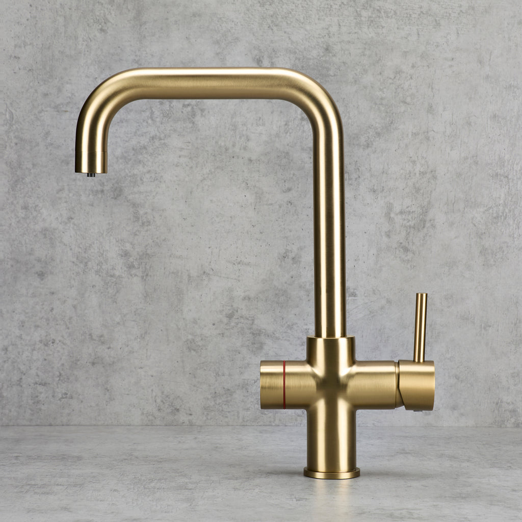 Verossi  | Valeria | Finger Print Control - 3 in 1 Instant Boiling Tap | Brushed Brass Finish