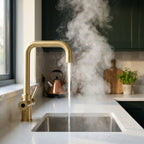 Verossi  | Valeria | Finger Print Control - 3 in 1 Instant Boiling Tap | Brushed Brass Finish
