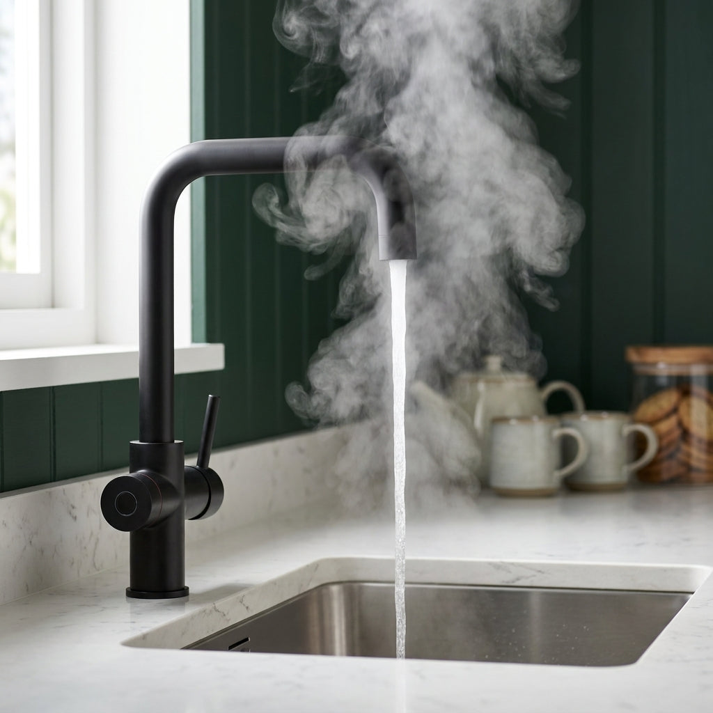 Verossi  | Valeria | Finger Print Control 3 in 1 Instant Boiling Tap | Matt Black Finish