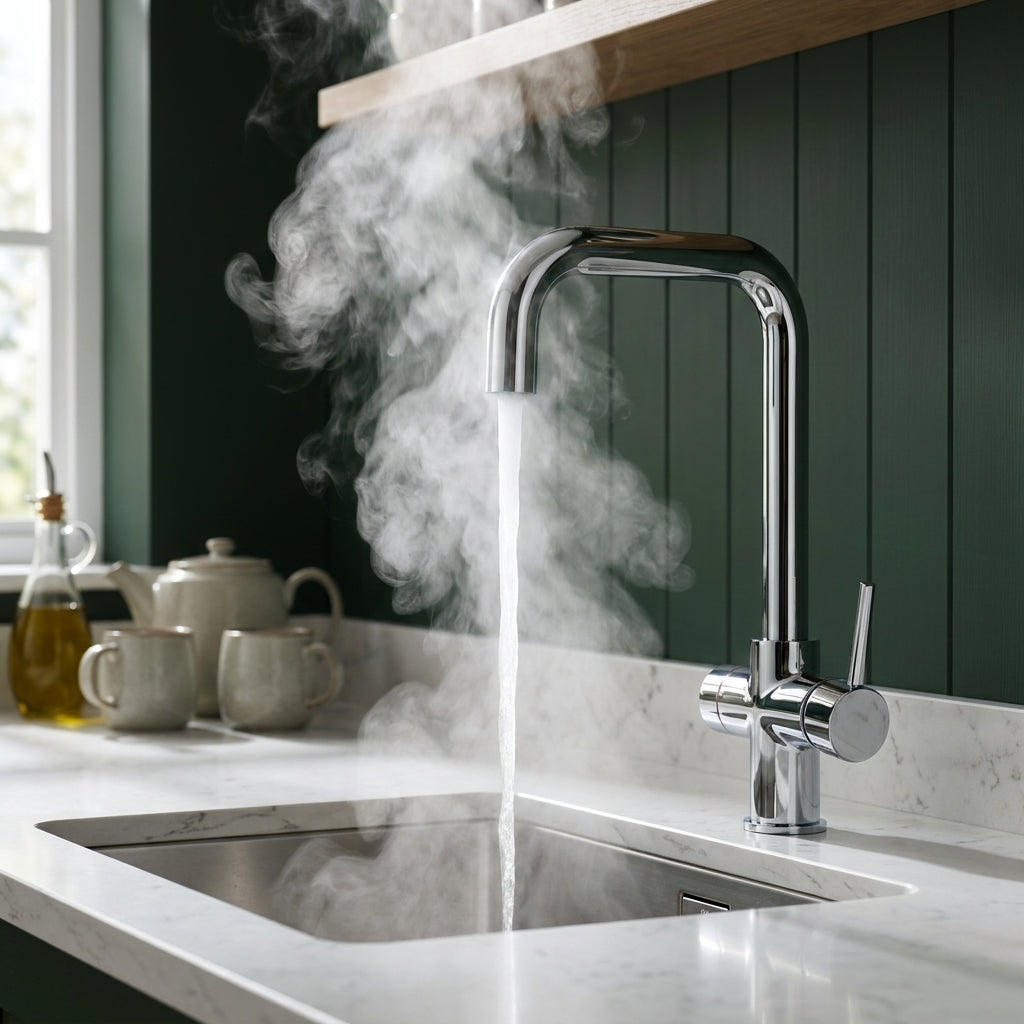 Verossi  | Valeria | Finger Print Control 3 in 1 Instant Boiling Tap | Polished Chrome Finish