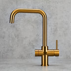 Verossi  | Valyrian | Finger Print Control 4 in 1 Instant Boiling & Filtered Cold Water Tap | Brushed Gold Finish