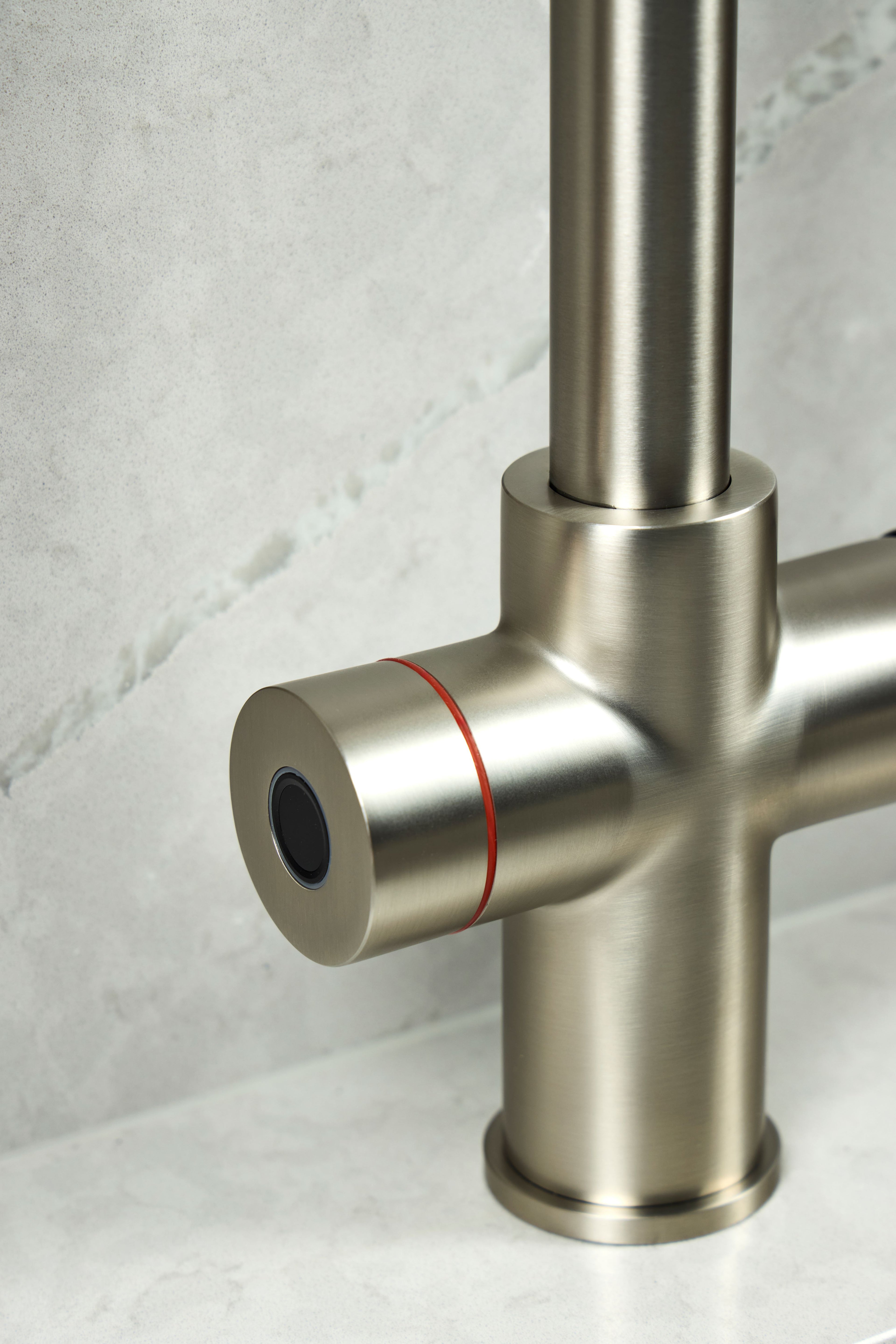 Verossi  | Valyrian | Finger Print Control 4 in 1 Instant Boiling & Filtered Cold Water Tap | Brushed Steel Finish
