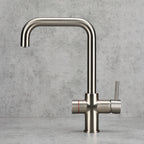 Verossi  | Valyrian | Finger Print Control 4 in 1 Instant Boiling & Filtered Cold Water Tap | Brushed Steel Finish